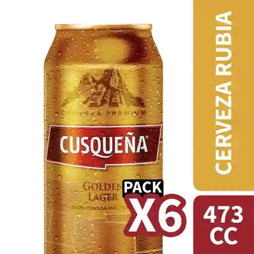 Cusqueña Dorada 6 Pack Lata 473 Ml