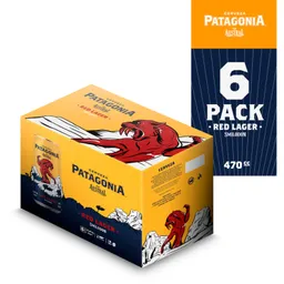 Austral Patagonia Red Lager Lata 6 Pack 470 Ml