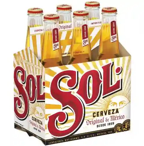 Sol 6 Pack Bot 330 Ml