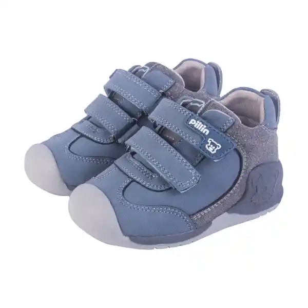 Zapatos Bebé Niño Azul Talla 22 Pillin