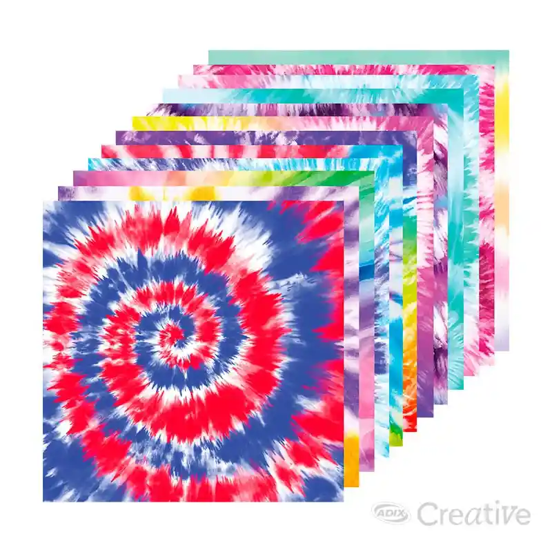 Block Papel Tye Dye