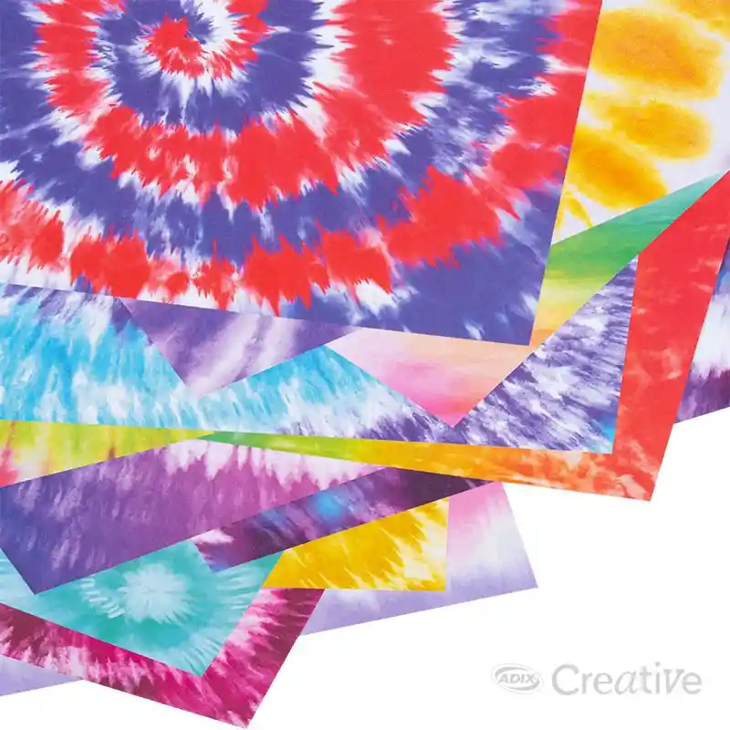 Block Papel Tye Dye