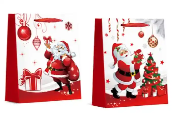 Bolsa De Regalo Santa Claus 15x40x55cm