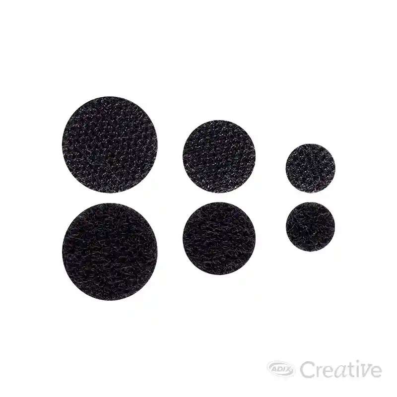 Velcro Adhesivo Negro