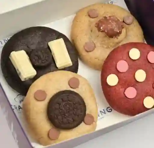Caja De 4 Super Cookies (pequeña)
