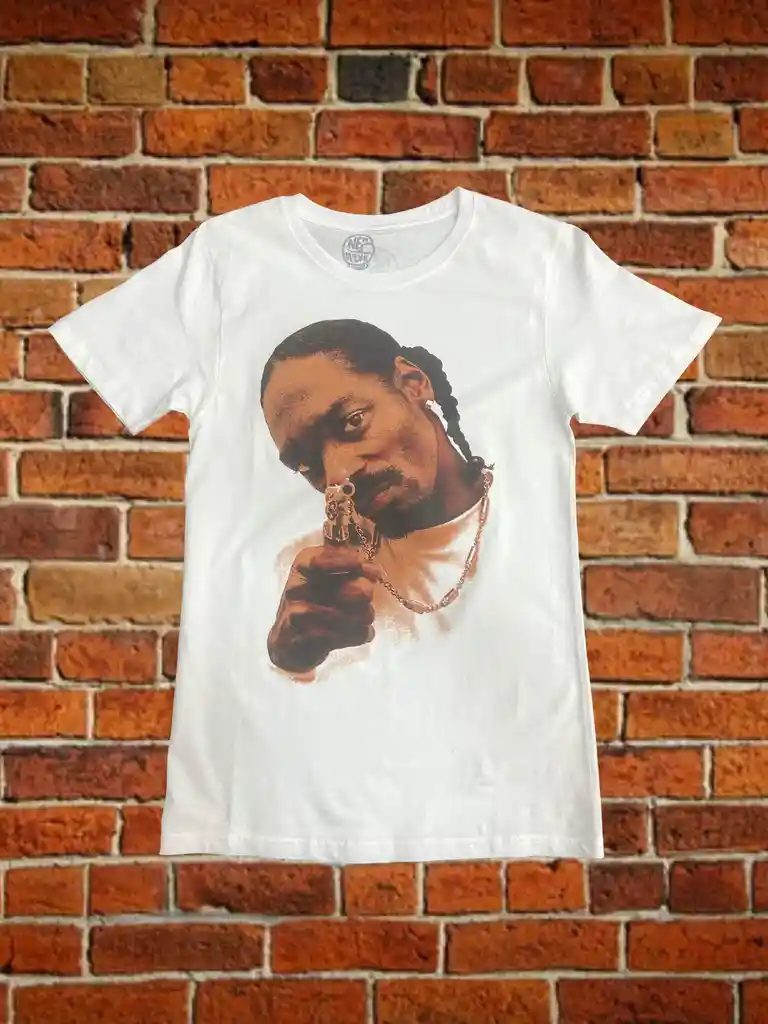 Polera "snoop Dogg" Talla S (serigrafia Full Color)