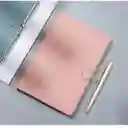 Cuaderno De Líneas Con Cierre Magnético Circular Rosa