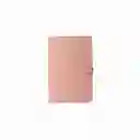 Cuaderno De Líneas Con Cierre Magnético Circular Rosa