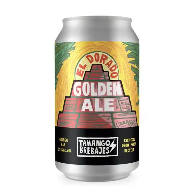 Tamango Cervezael Dorado Golden Ale Lata 355Cc