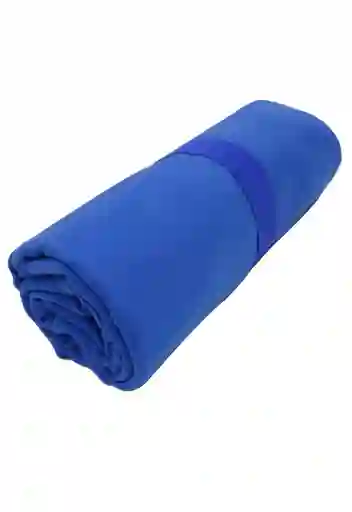 Toalla De Microfibra Chica 100 Cm X 50 Cm Azul