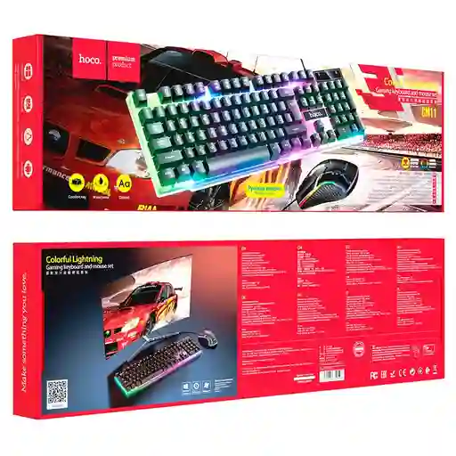 Teclado Y Mouse Gamer Kit Completo