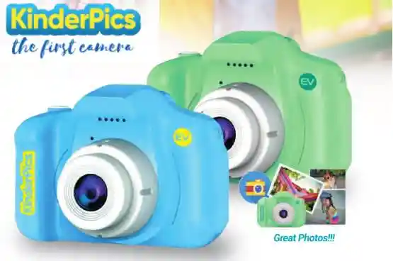 Ev Cámara Digital Para Niños Blue Kinderpics