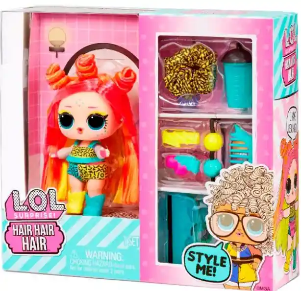L.o.l Surprise! Hair Hair Hair Pelo Rojo C/amarillo