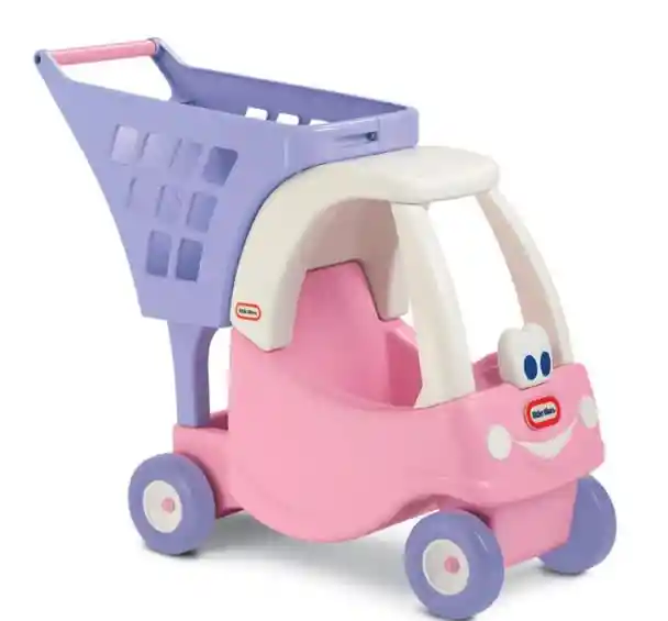 Little Tikes Princess Cozy Coupe Carro Supermercado Rosado