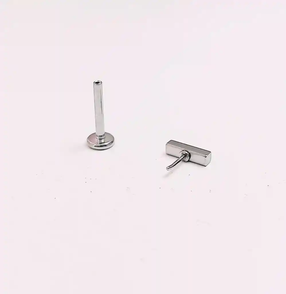 Set Piercing Modelo Geo Acero Quirúrgico Nostril Labret Punto De Luz