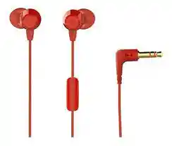 Audifonos Jbl C50hi In Ear Con Cable Rojo