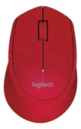 Mouse Logitech Inalámbrico M280 Rojo