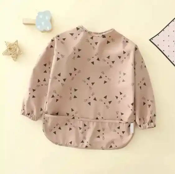 Babero Impermeable Vintage Gatito