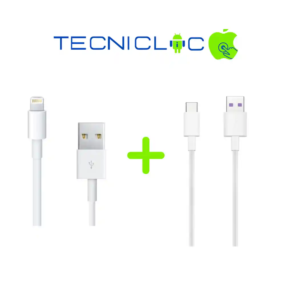Promocion De Dos Cables Cargadores