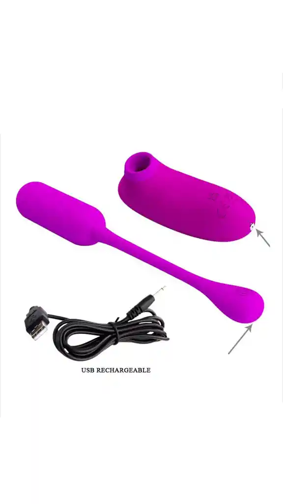 Kit Succionador + Huevo Vibrador