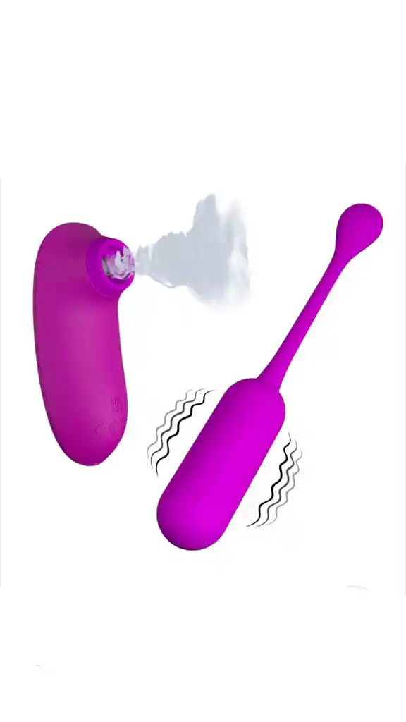 Kit Succionador + Huevo Vibrador