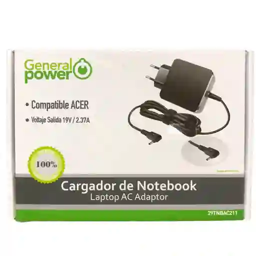 Cargador Notebook Compatible Acer 19v/2.37 A