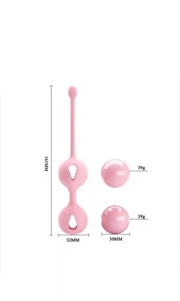 Bola China Kegel - Rosa