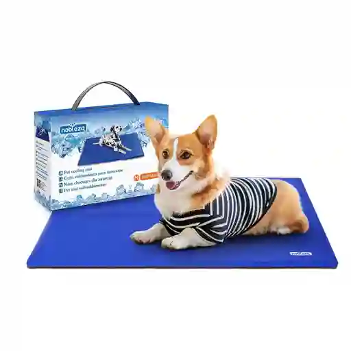 Manta De Enfriamiento Para Mascotas Azul 40 X 50 Cm