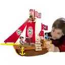 Barco Pirata Con Accesorios 5pz