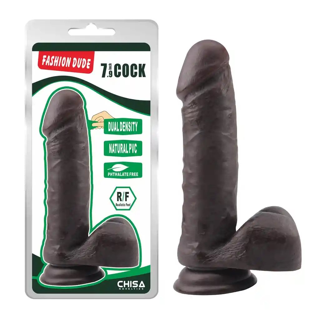 Dildo Consolador Cock-brown 7.9