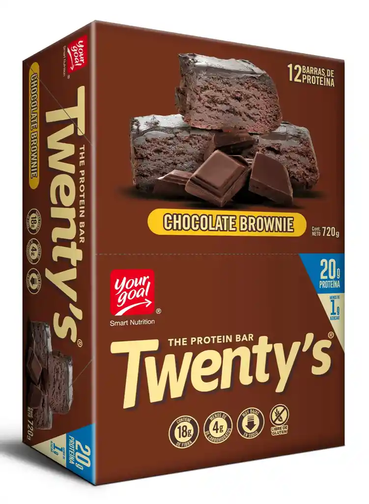 Twentys - Chocolate Brownie - 12un