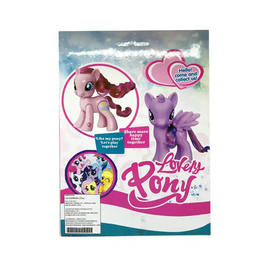 Juguete Lovely Pony Rosado