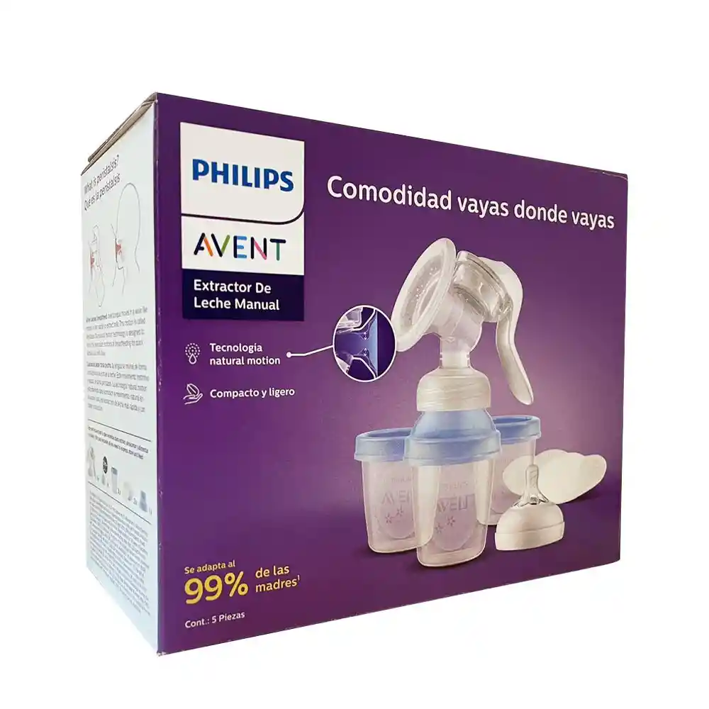 Avent Sacalechesnatural Recipientes