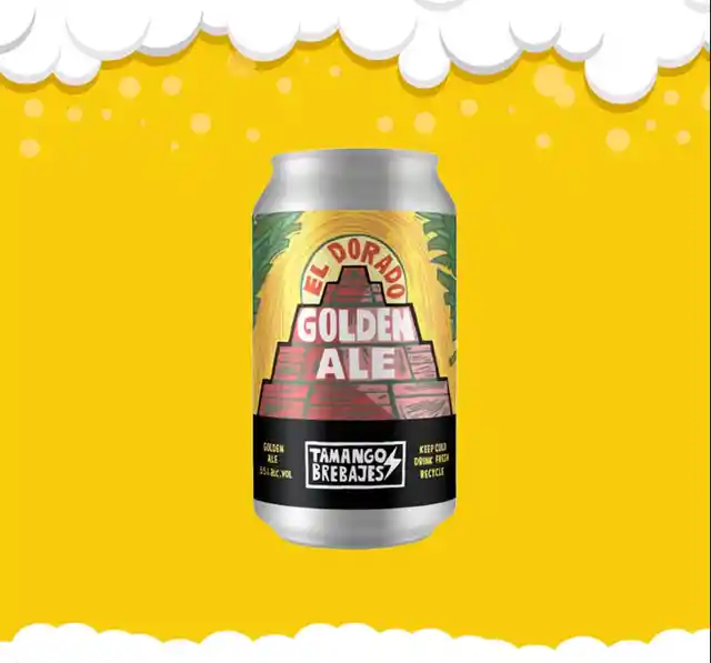Tamango El Dorado Cerveza Golden Ale 355 Ml