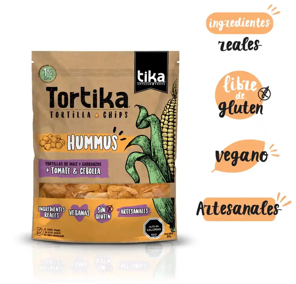 torTikas hummus & tomate