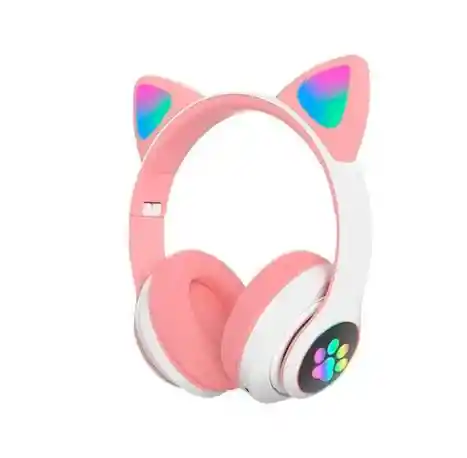 Audífonos Monster Cool Kids Cat Ears Pink