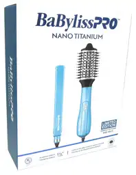 Kit Babyliss Plancha Y Cepillo Secador