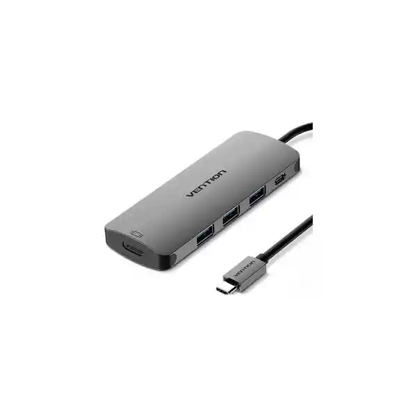 Adaptador Vention Usb-c A Hdmi/usb 3.0 Negro