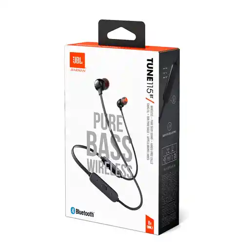 Audífonos In-ear Bluetooth Tune 125bt Negro