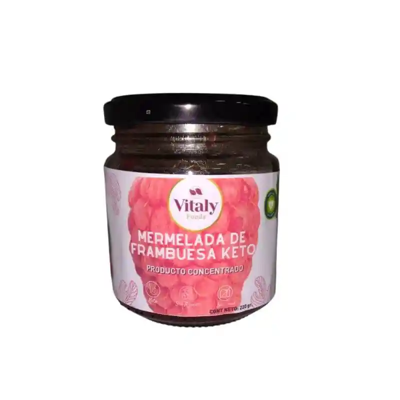 Mermelada De Frambuesa Keto 130 Gr Vitalyfoods