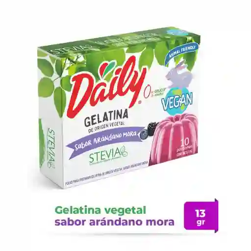Daily Gelatina Vegan Arandano