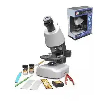 Kit Microscopio Compuesto Con Luz 100x A 1200x