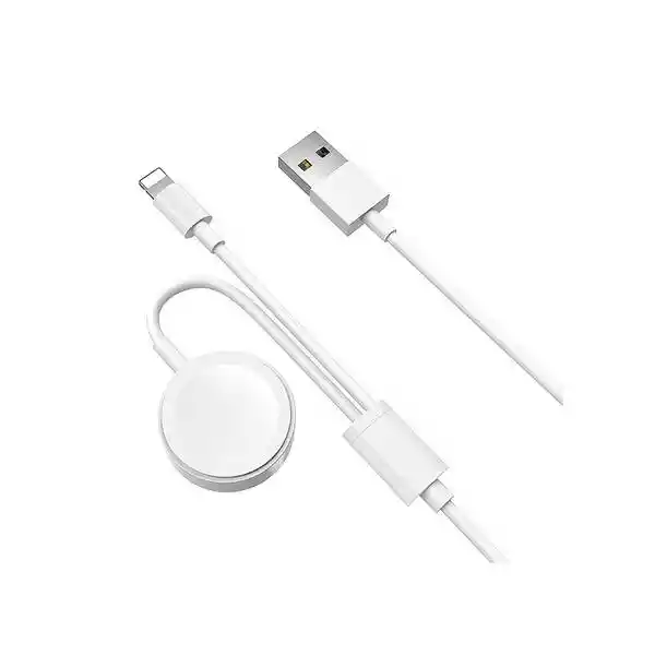 Cargador Apple Watch Duo Blanco