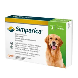 Simparica 20-40 Kilos 3 Comprimidos