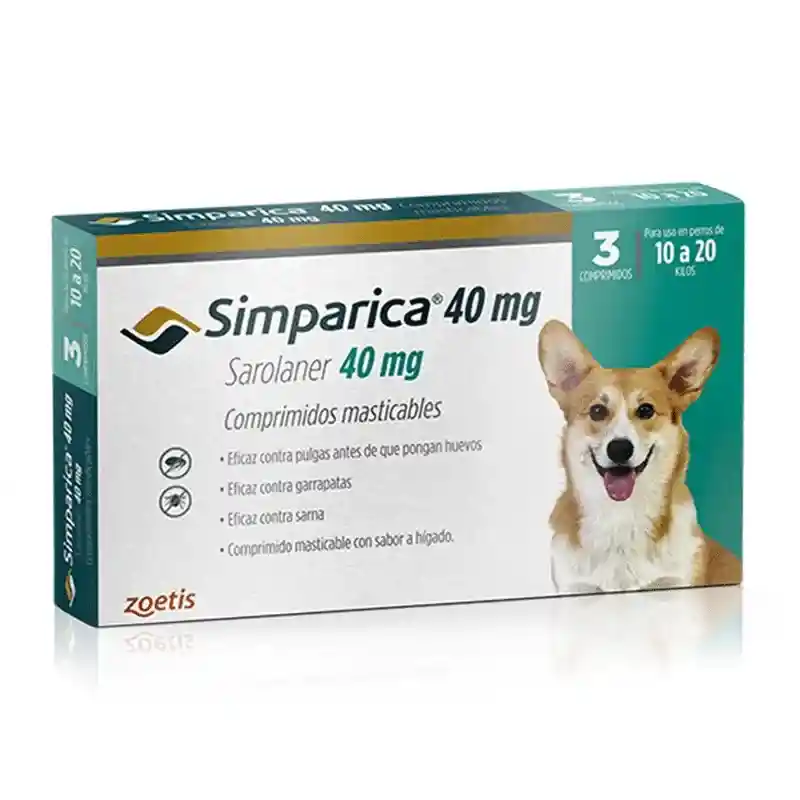 Simparica 10-20 Kilos 3 Comprimidos