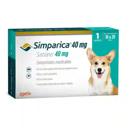 Simparica 10-20 Kilos 1 Comprimido