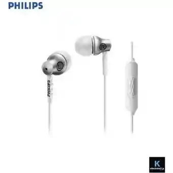 Audífono Manos Libres Philips Plateado She8105