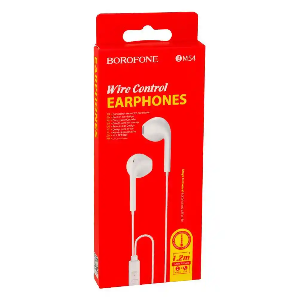 Audifonos Borofone Bm54 Blanco