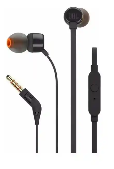 Audífonos Jbl In Ear Tune 110 Negro