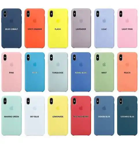 Apple Carcasa Silicon Case Para Iphone 7plus/8plus Colores Variados